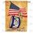 Patriotic Band Double Sided House Flag