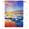 Tranquil Sunset Double Sided House Flag