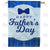 Father's Day Blue Plaid Double Sided House Flag