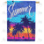 Summer Night Double Sided House Flag