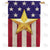 Gold Star Flag Double Sided House Flag