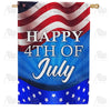 All American Holiday Double Sided House Flag