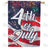 4th Of July Fireworks Double Sided House Flag