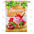 Summer Strawberry Delight Double Sided House Flag