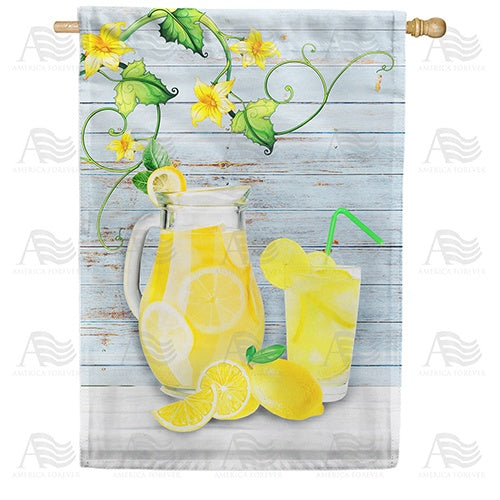 Homemade Lemonade Double Sided House Flag