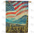 America Forever Let Freedom Ring! Double Sided House Flag
