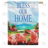 Bless Our Home - Piglets Double Sided House Flag