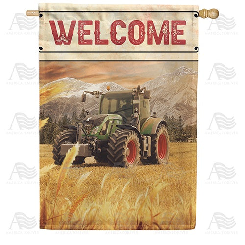 American Farmer Double Sided House Flag