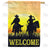 Sunset Ride Double Sided House Flag