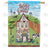 Folk Art Bless Our Home Double Sided House Flag