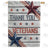 Thank You Veterans Double Sided House Flag