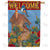 Welcome Bluebird Birdhouse Double Sided House Flag