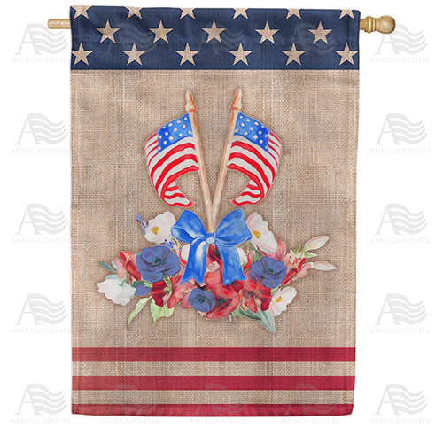Old Glory Stars & Stripes Double Sided House Flag