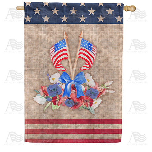 Old Glory Stars & Stripes Double Sided House Flag