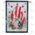 Flag Draped Gnome Double Sided House Flag