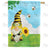 Let it Bee Gnome Double Sided House Flag