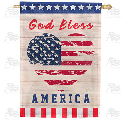 American Prayer Double Sided House Flag