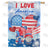 America Loving Gnomes Double Sided House Flag