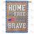 Freedom Sign Double Sided House Flag