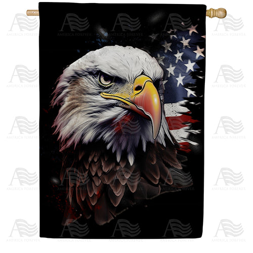 Don't Mess With The US! Double Sided House Flag