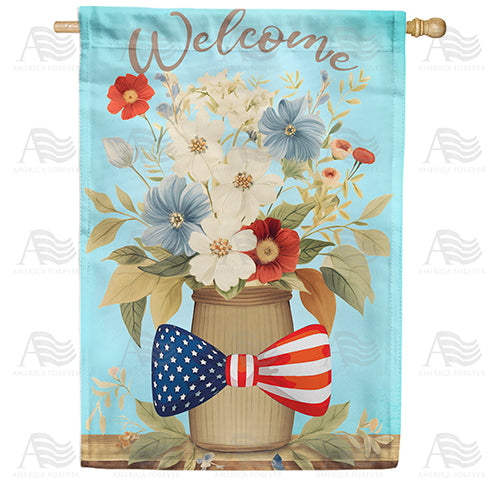 American Bouquet Double Sided House Flag