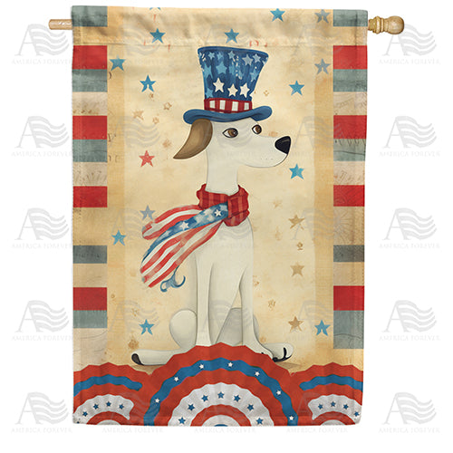 American Canine Hero Double Sided House Flag
