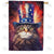 Uncle Sam Cat Double Sided House Flag