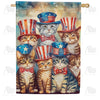 America Forever United We Stand Double Sided House Flag