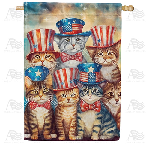 America Forever United We Stand Double Sided House Flag