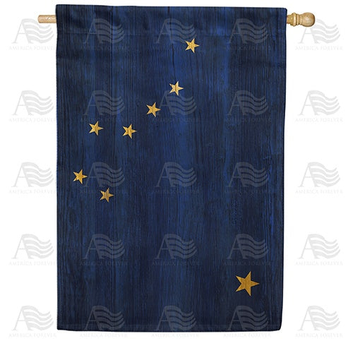 Alaska State Flag Double Sided House Flag