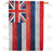 Hawaii State Wood-Style Double Sided House Flag