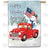Happy Holidays America Double Sided House Flag