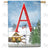 Christmas Trees For Sale Double Sided Monogram House Flag