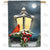Winter Lamp Warmth Double Sided House Flag