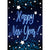 New Year Starlight Double Sided House Flag