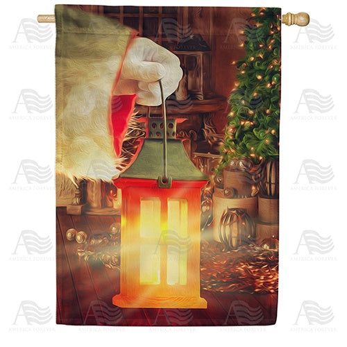 The Warmth Of Christmas Double Sided House Flag