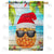 Tropical Christmas Double Sided House Flag