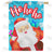 Ho Ho Ho Santa Claus Double Sided House Flag