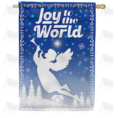 Rejoice! Double Sided House Flag