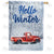 Winter Travels Double Sided House Flag