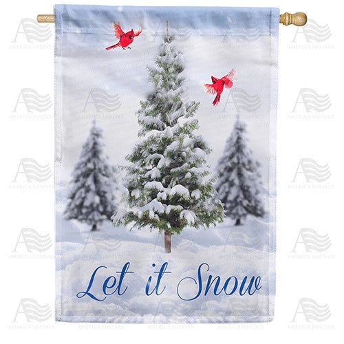 Dancing Cardinals Double Sided House Flag