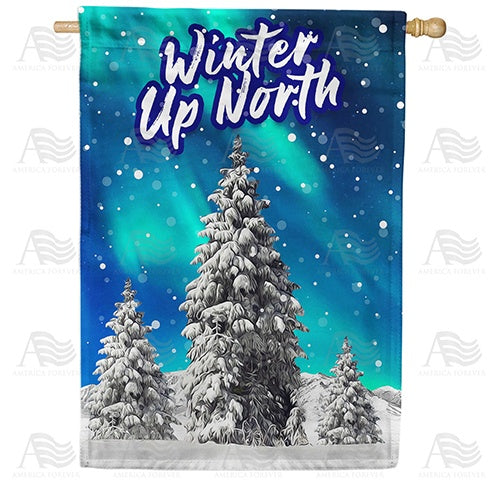 Northern Winter Double Sided House Flag
