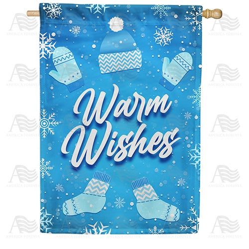 Bundle Up! Double Sided House Flag
