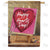 Happy Hearts Day Painting Double Sided House Flag