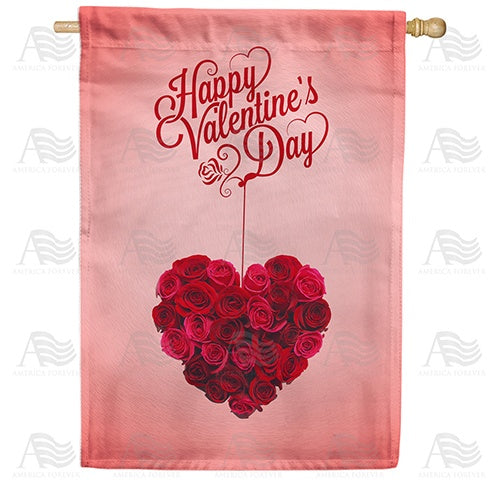 Buy: Love, Stitch – House Flag Valentine's Day