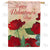 Roses For My Love Double Sided House Flag