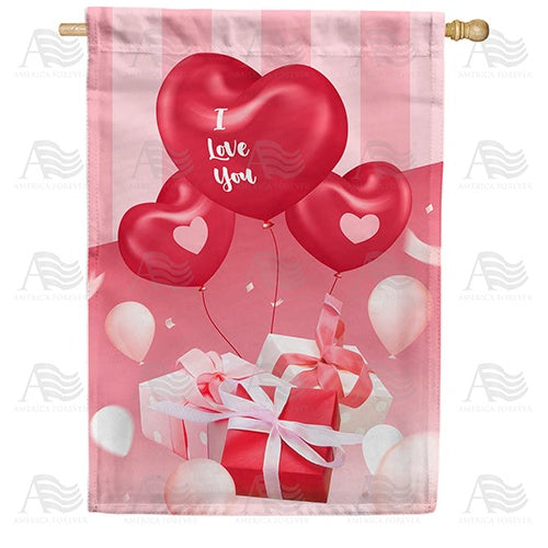 Celebrate Our Love Double Sided House Flag