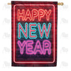 A Bright New Year Double Sided House Flag