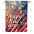 Happy New Year America Double Sided House Flag