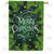 Merry Christmas Pine Branches Double Sided House Flag